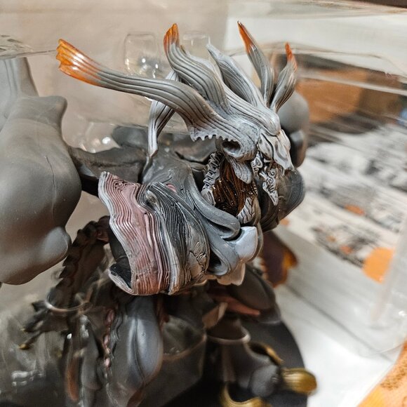 Final Fantasy VII 7 Advent Children ArtFX Bahamut Sin Movie Figure with Base - Picture 4 of 12